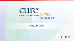 Educated Patient® MPN Summit Essential Thrombocythemia Panel: May 20, 2023