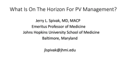 Educated Patient® MPN Summit On The Horizon For PV Management Presentation: May 20, 2023